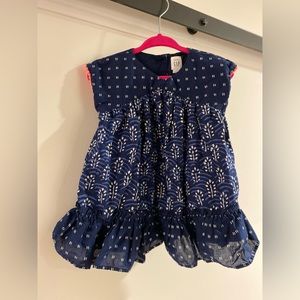 Baby Gap Navy Blue Summer Dress size 12-18 months